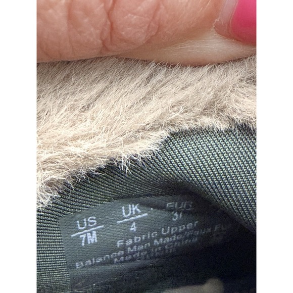 Bzees Genie Olive Green Microsuede Upper Faux Fur Trim  Ankle Boots Size 7 #62 - Picture 9 of 9